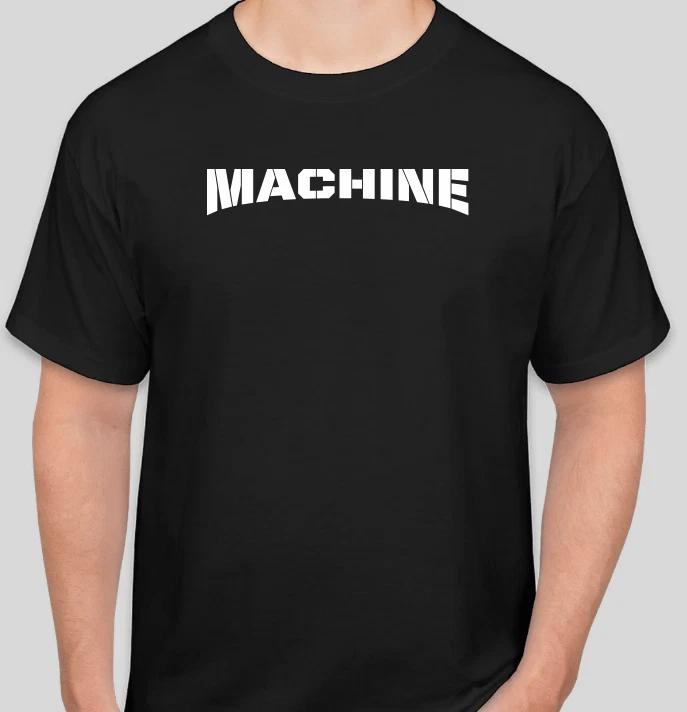 MACHINE TEE T-SHIRT GYM T Shirt S to 2XL Gift FITNESS WORKOUT XS