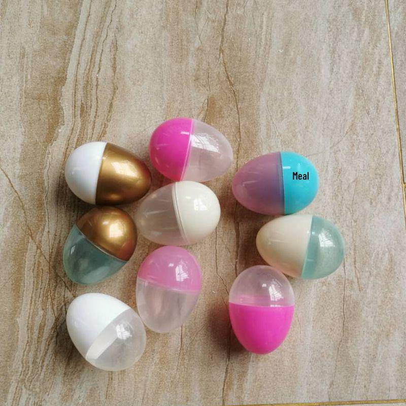 Resurrection Eggshell: Happy Easter Egg Toy for Kids - DIY Empty Shell for High-Temperature Simulation and Gashapon Decoration.