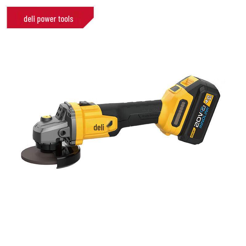 Deli 20V Cordless Brushless Angle Grinder CN plug (adapter included)