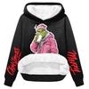Women's Casual Fashion Plus Velvet Thickened Christmas Print Hooded Sweatshirt