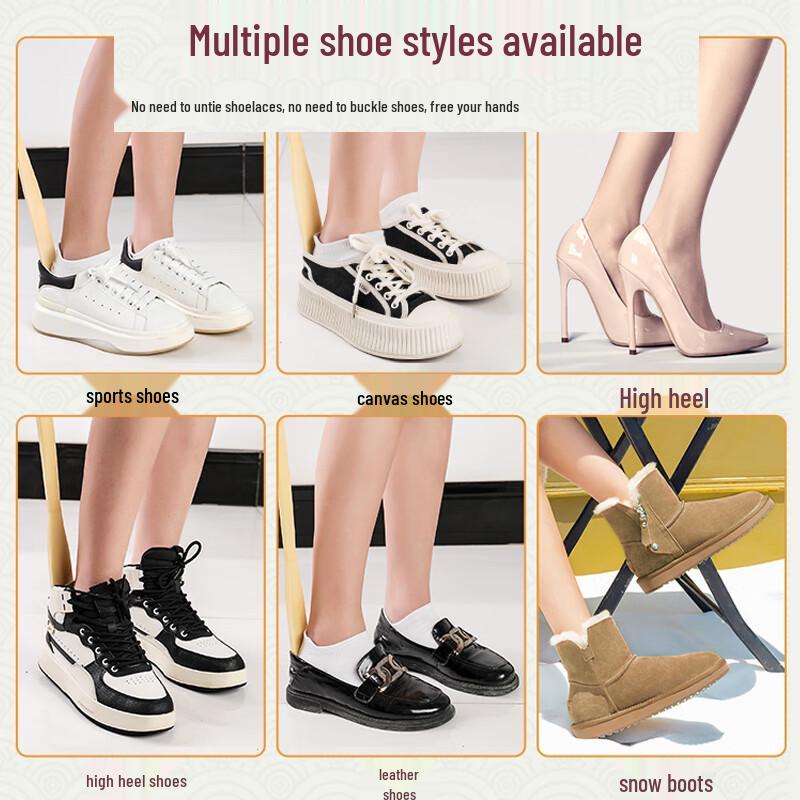 Gaskill Solid Wood Long Handle Shoehorn