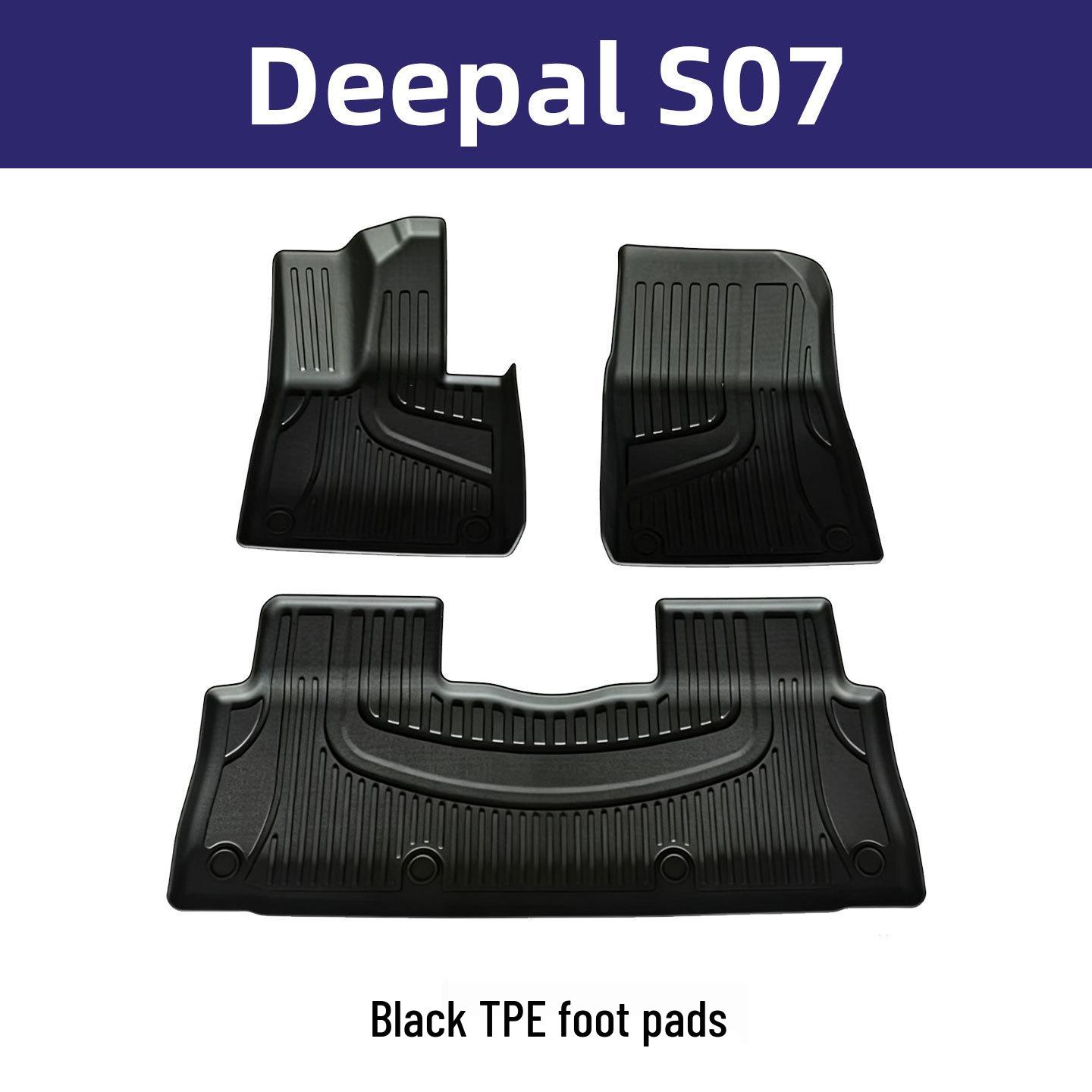 Eco-friendly TPE Floor Mats for Changan Deepal S07: Odorless, Double-layer, Wear-resistant, Anti-slip. Single-layer: TPE Mats