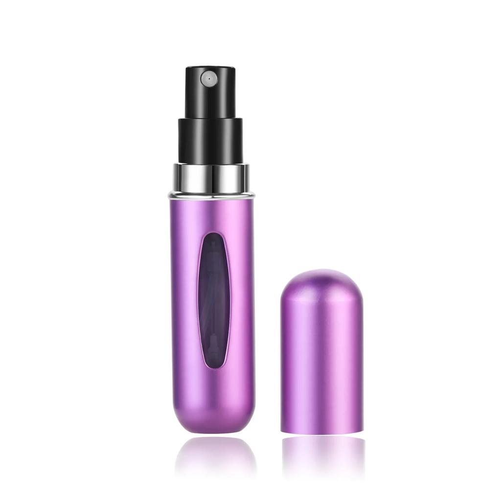 5ml Portable Mini Refillable Perfume Bottle with Spray Refill Jar Scent Pump Empty Cosmetic Containers Atomizer for Travel Tool