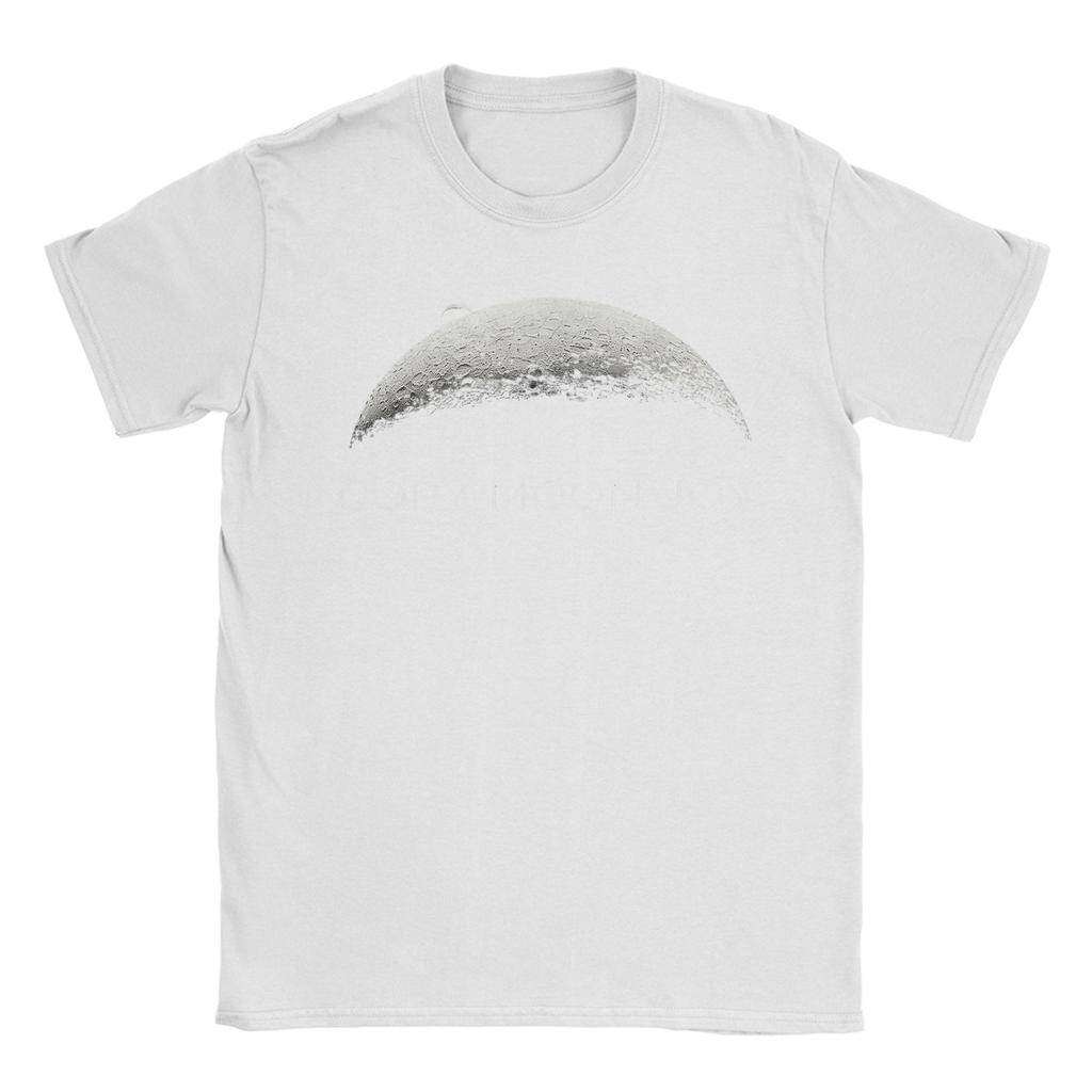 Unisex TShirts Copy Moon Joy Artemis II Space Funny Pure Cotton Tee Shirt Short Sleeve T Shirts Crewneck Tops Plus Size
