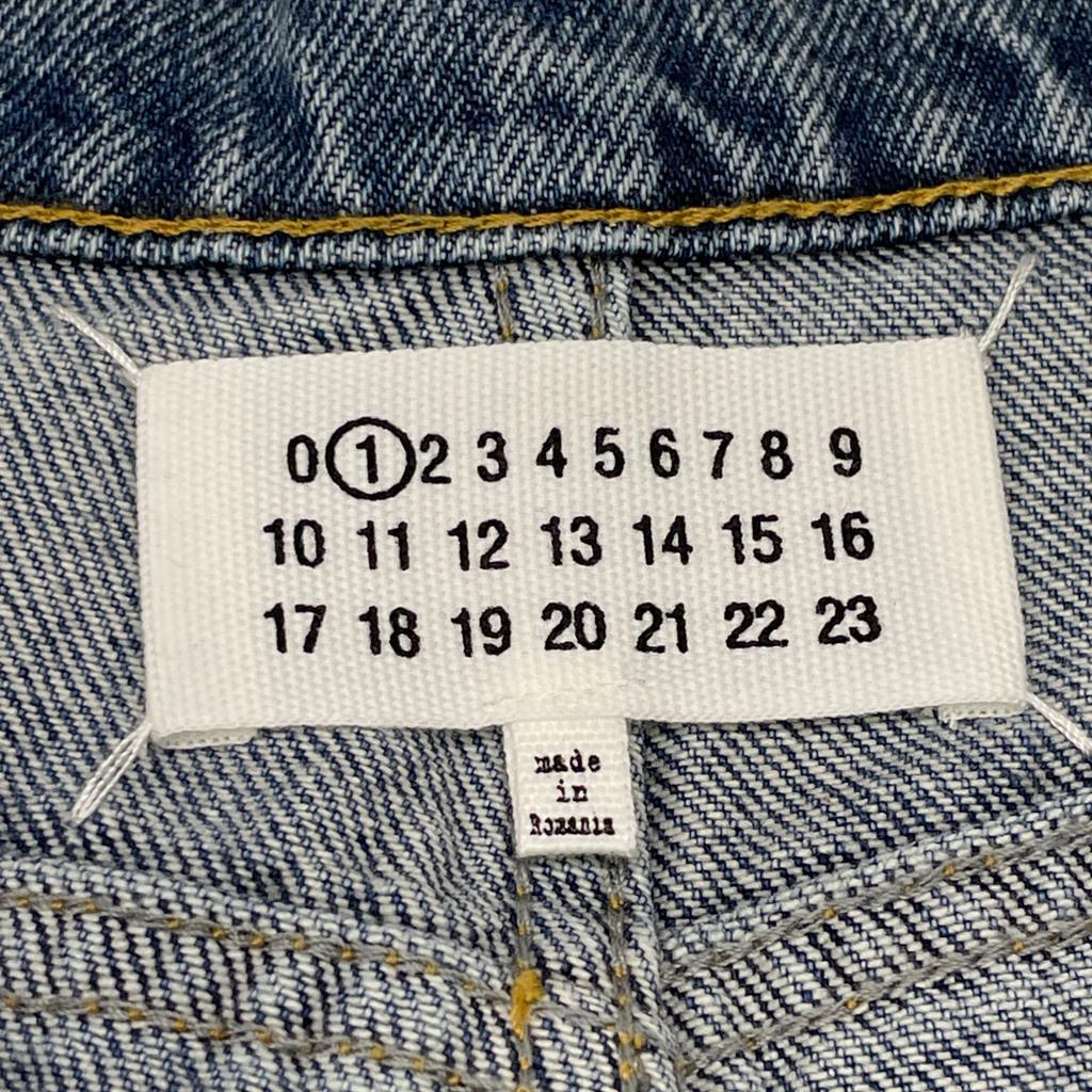 Maison Margiela S51LA0051 Sax Blue PANTS 5 POCKETS Denim Pants Bottoms 36 Sac blueUsed