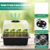 6/12Cells Seeds Starter Tray Seeds Germination Adjustable Humidity Vent Plant Nursery Box Bonsai Seedlings Growing For Gardening
