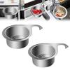 Multi-functional Sink Strainer Basket, Corner Sink Strainer, Kitchen Sink Caddy, Kitchen Waste Filter, for Washing Vegetables and Fruits. (Silver, 2 P
