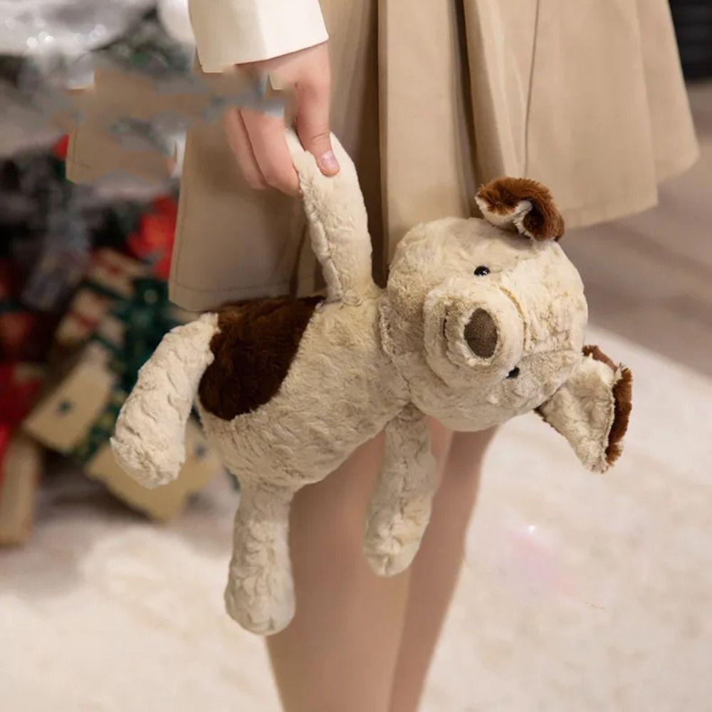 Brown dog Panda Plush Toy PP Cotton Animal Cat Plush Doll Monkey Plush Doll Home Decor