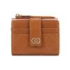 Women's Wallet Short Solid Color Wallet Card Bag Integrated Multi functional Zipper Zero Wallet