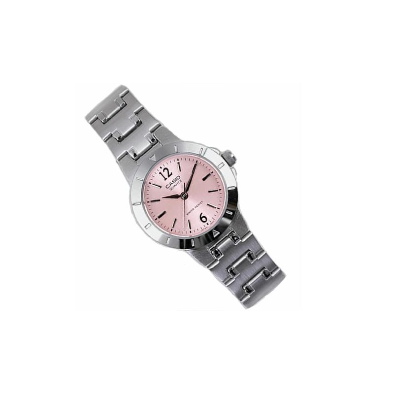 Casio DRESS Series Fashion Business Quartz Movement Stainless Steel Strap Japanese and Korean Watch Women's Watch White Dial LTP-1177A-4A1DF