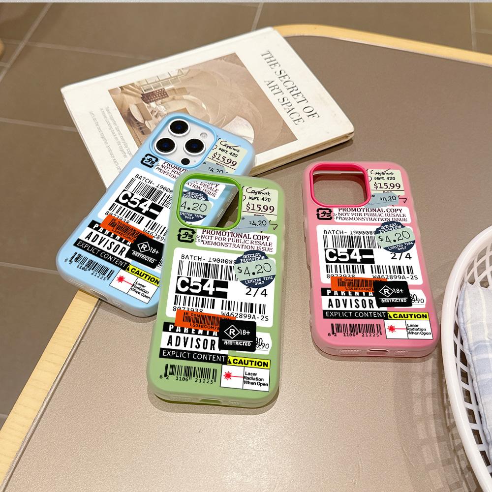 Luxury Fashion Stamp Label Barcode 2 in 1 Phone Case for Motorola Moto Edge G Stylus 60 G64 G73 G54 G24 50 Fusion Neo Pro 4G 5G