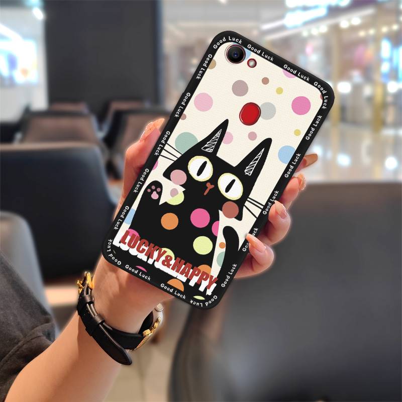 Anti-dust Cartoon Phone Case For OPPO F7 Graffiti Soft Case Silicone Protective Dirt-resistant Anti-knock Full Wrap TPU