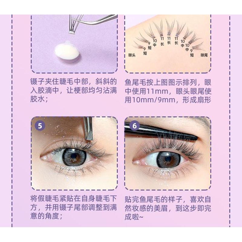 Puremantis - Individual Cluster False Eyelashes