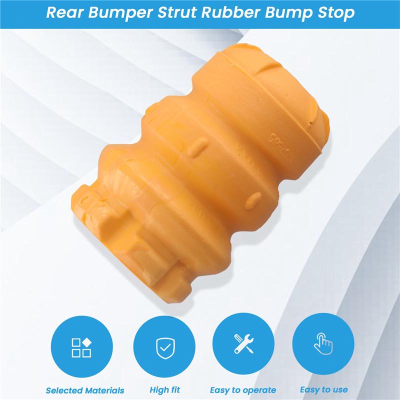 A16P-2X Car Rear Bumper Strut Rubber Bump Stop 31262885 For Volvo XC60 MK2 2010 2011 2012 2013 2014 2015 2016 2017 жёлтый