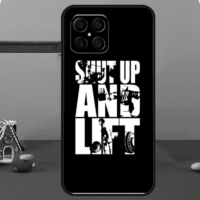 Bodybuilding Gym Fitness Quotes Case For Honor Magic 6 7 8 Pro Honor 400 200 70 90 Lite X8c X8b X9a X9b X9c X9d Win RT Cover