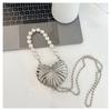 Womens Bags Metal Fashion Mini Square Bags 2023 Glossy Acrylic Chain Shoulder Crossbody Bags Small Headphone Evening Bags