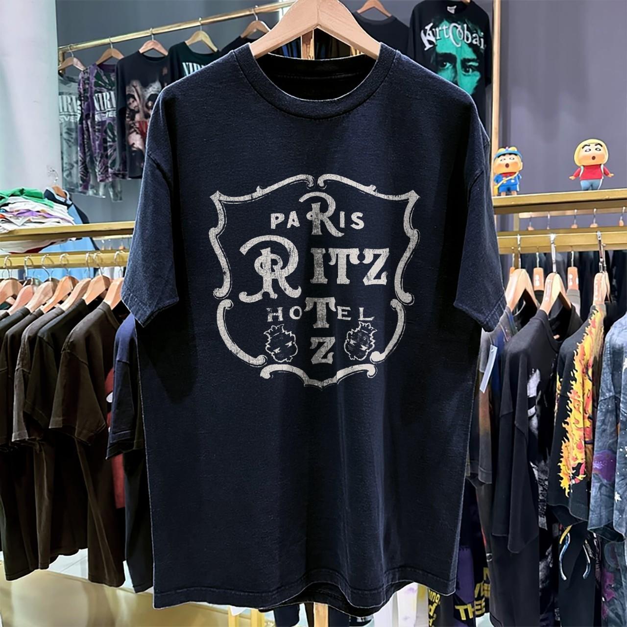 90s Ritz Paris Promo T-Shirt Black XXL M