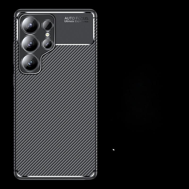 Suitable for Samsung A54 Matte Carbon Fiber Mobile Phone Protective Case Samsung A34 Beetle Anti Fall Case