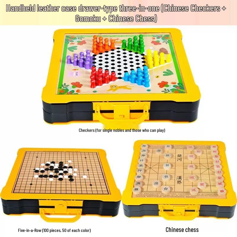 Fengyi Portable Multi-Game Chess & Board Set