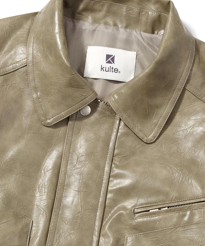 Kulte Wild Synthetic Bomber Jacket_Beige