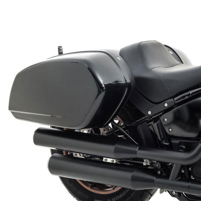 Sacoches Rigides - Craftride HB14 - Compatible Harley Davidson Low Rider 2018-2025 - 25L - Noir Brillant
