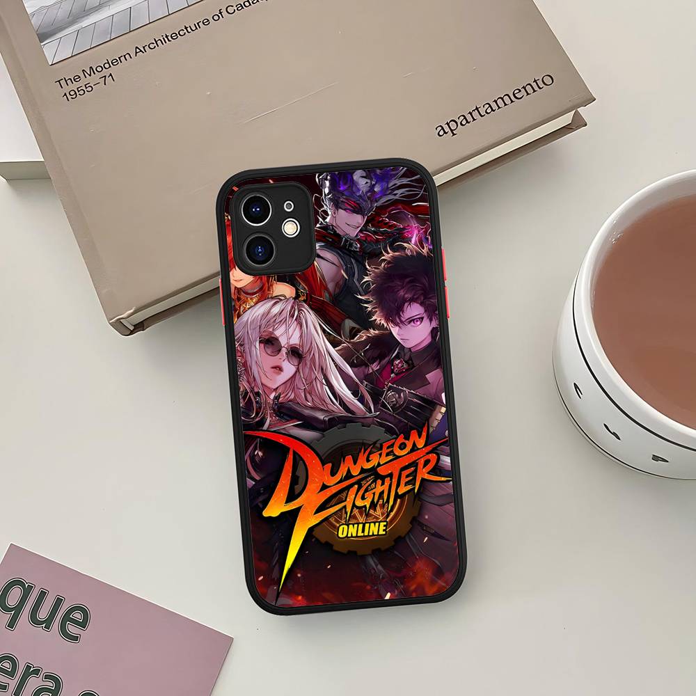 D-Dungeon A-And F-Fighter Phone Case For IPhone 16 15 14 13 12 11 Pro Max 7 8 6 6s Plus Matte Cover