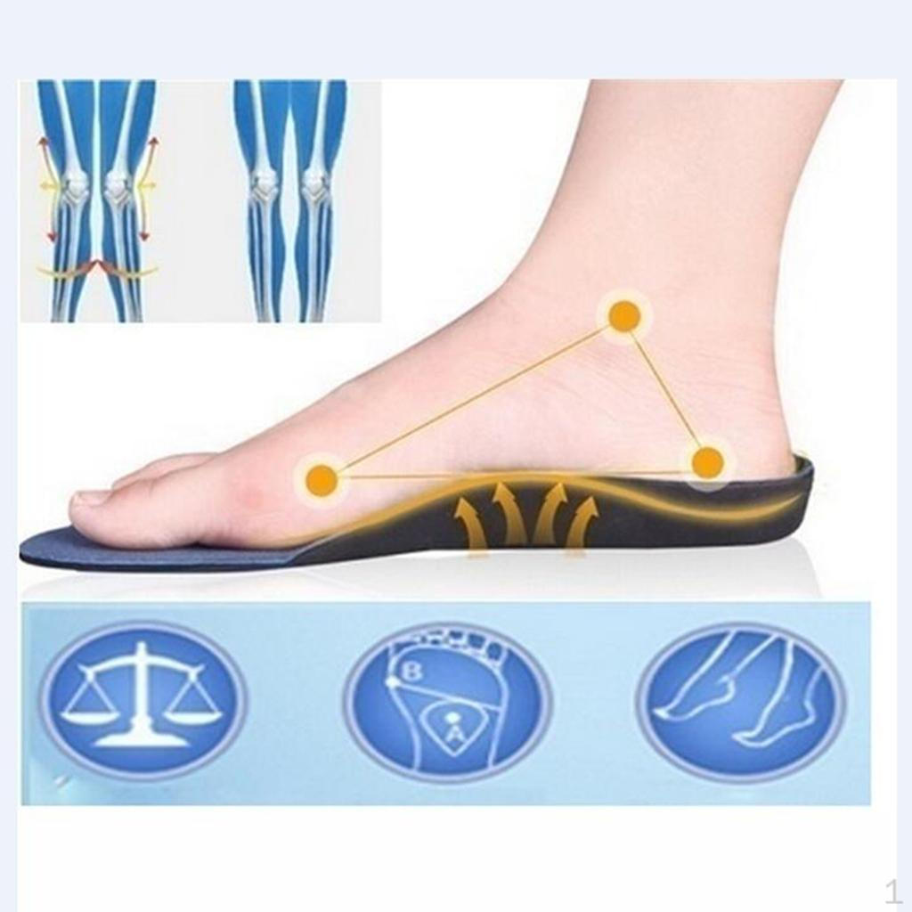 Стельки с поддержкой свода стопы Вкладыши в обувь Ноги M