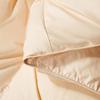 Court Style Soft Silk Twist Solid Color Down Quilt Shell - Silent Semi-Finished Version