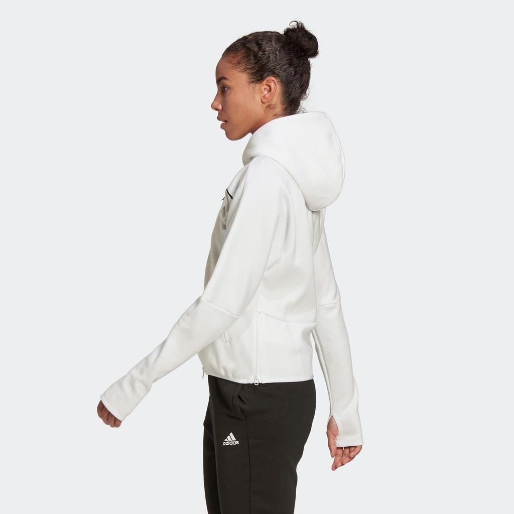 Adidas W Zne Hd Geometric Pattern Sports Jacket Women Jacket White GM3281