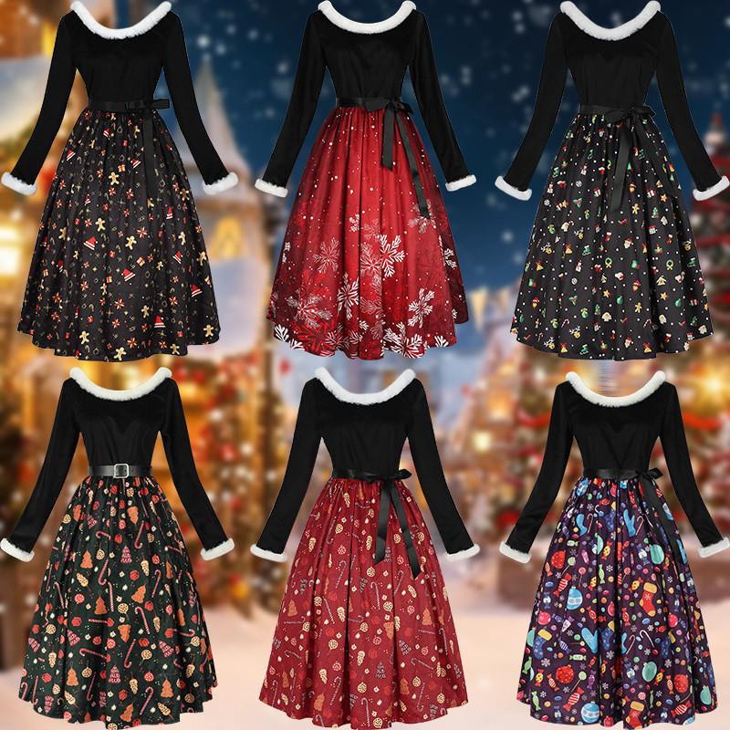 Christmas Dress Fashionable With Elegant Design For Themed Parties Gatherings And