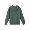 Nike logo print hooded long-sleeve sweatshirt for men in green