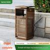 Stainless Steel Outdoor Trash Can for Parks and Commercial Areas