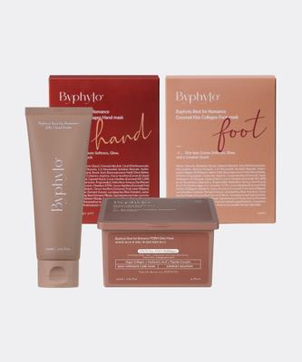 [BYPHYTO] Premium Home Spa 4-Piece Set (Mask Pack + Foam Cleanser + Hand Pack + Foot Pack)