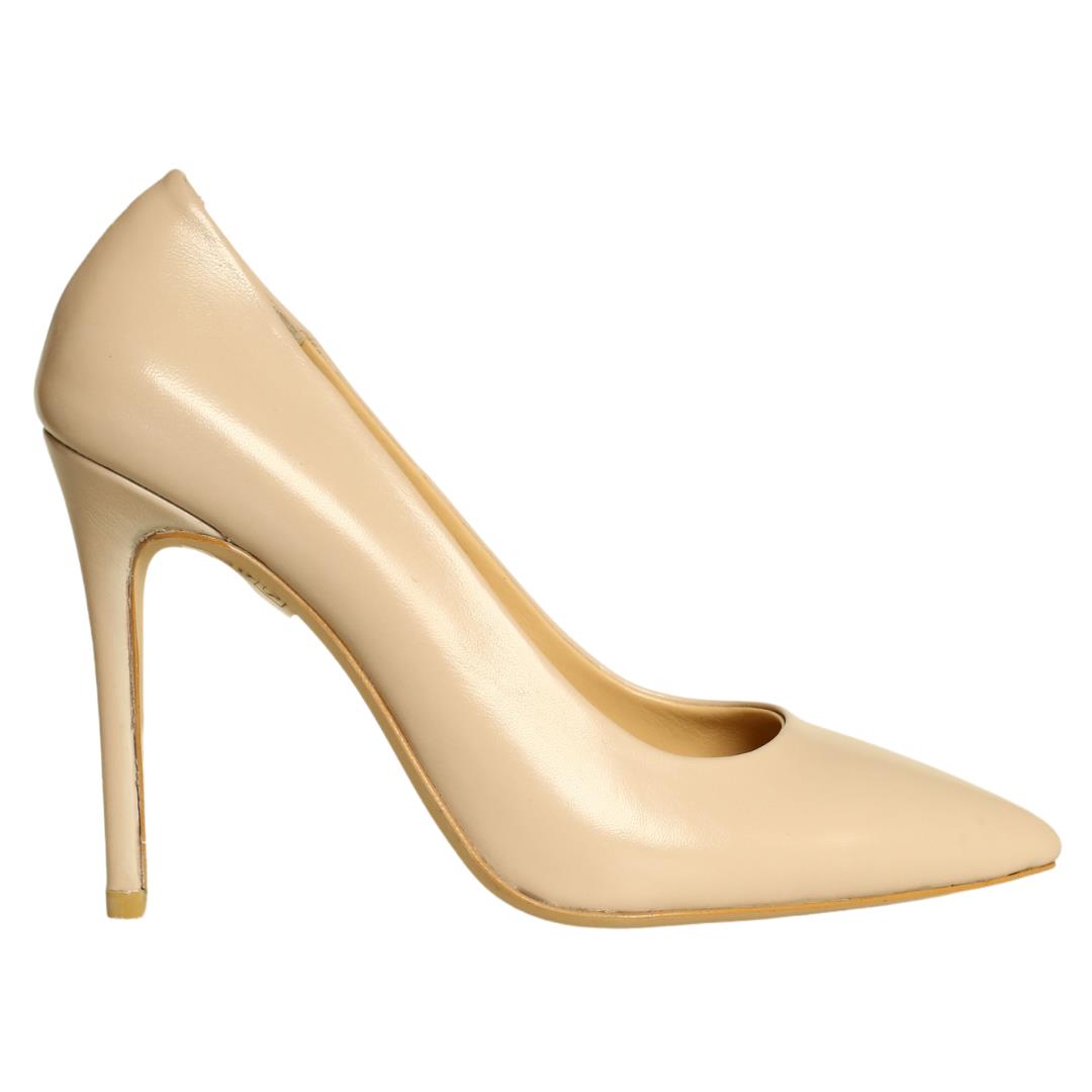 

Жіночі класичні туфлі на підборах з натуральної шкіри 35