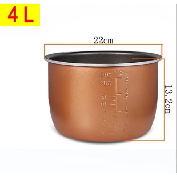 Universal Thickened Double Spray High Pressure Cooker Liner Rice Cooker Inner Bowl 2L/3L/4L/5L/6L Liter Non-stick Pot Liner