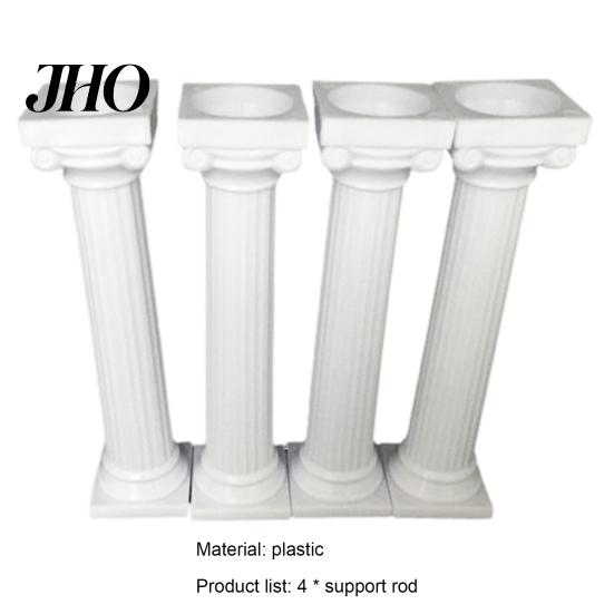 Baking Tool 4Pcs/Set Cake Rods Non-stick Reusable Plastic Delicate Support Standing Grecian Pillars Gathering Supplies Fondant Mold