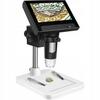 Rosfix Mikroskop Cyfrowy Z Wyświetlaczem 4,3"" DM4-Z01B019 – Powiększenie 50X–1000X | 8 Diod LED | Połączenie Z PC