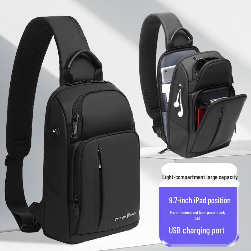 VICTORIATOURIST Multi-functional Crossbody Shoulder Chest Bag