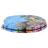 Soft Close Toilet Seat Set 2 pcs Deep Ocean Blue 44 x 38 cm