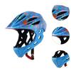 Kids Bike Helmet Impact Resistance Trendy Cycling Helmet Full Face Helmet for Skateboarding Bicycling Outdoor Sports Biking