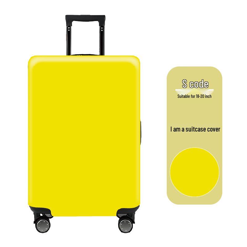 Solid Color Removable Luggage Protector with Logo Option and Buckles