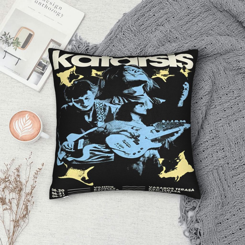Trendy Home Katarsis band Decor Pillowcases Accessories Pillow Covers Zipper Multi Size