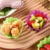 2/4 Pezzi Divisori per Pranzo Tazze Piatto Contenitori per Condimenti Insalata Resina Riutilizzabile Divisori per Bento Box per Bambini