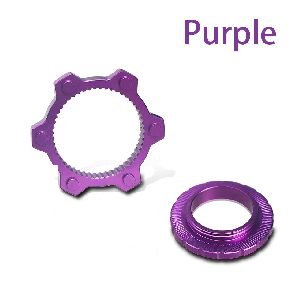 Bike Hub Center Lock To 6 Hole Adapter Mountain Bicycle Centerlock Hubs Middle Lock Conversion Seat 6 Bolt Rotor Disc Brake Part