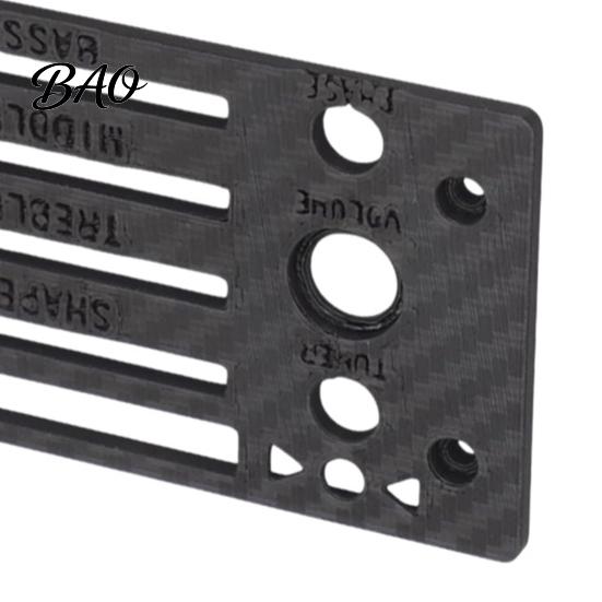 Replacement Plate Guitar Faceplate for Ibanez Fishman SST Preamp, 3D Control Panel Cover Printed Preamp Cover, Accessories Easy to Install