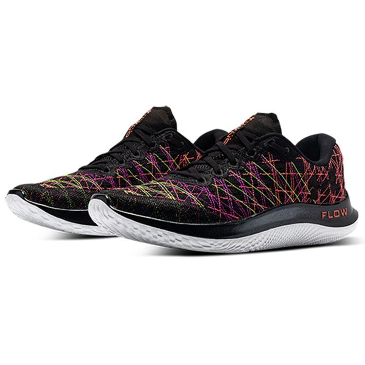 Under Armour Flow Velociti Comfortable Fitting Fabric Low Top Training Running Shoes Unisex Sneaker Black 3025205-001