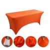 Black Spandex Rectangle Tablecloth for Wedding Banquet Hotel Birthday Party Meeting Room Decoration