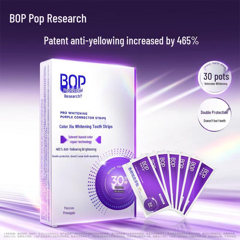 bop Farbkorrigierende Aufhellende Zahnstreifen