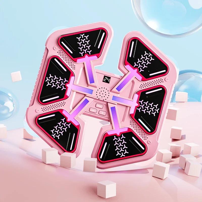 Non-Toxic Upgrade New Smart Music Boxing Machine With Boxing Gloves Wall-Mounted Exercise Equipment For Home Kid Teenagers Children