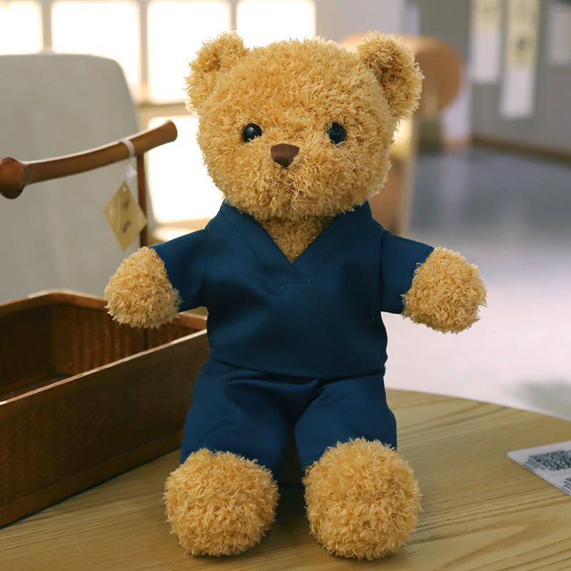 Doctor Nurse Plush Teddy Bear Doll - Cute Gift for Medical Staff & Nurses